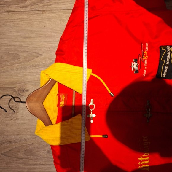 Michael Schumacher red formula one f1 long coat in original condition - Picture 8 of 10